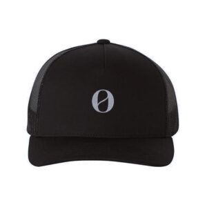 PureONE hat (embroidered, black, mesh ‘trucker’ hat)